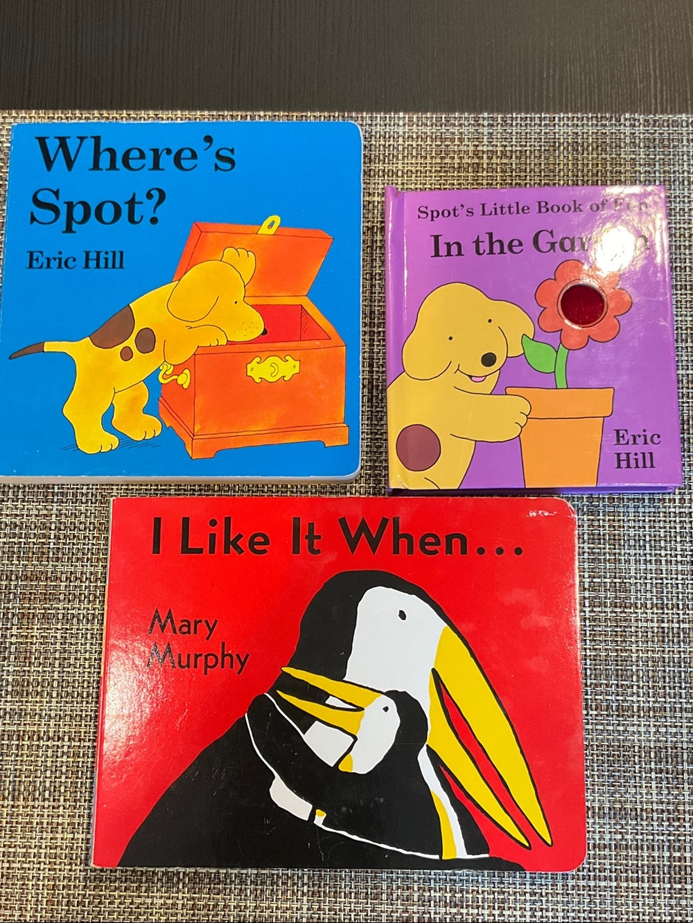 Set of 3 Bright Children's Board Books -